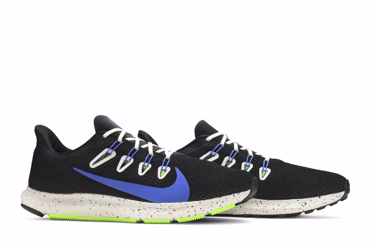 Nike Quest 2 SE Black Racer Blue, view 9