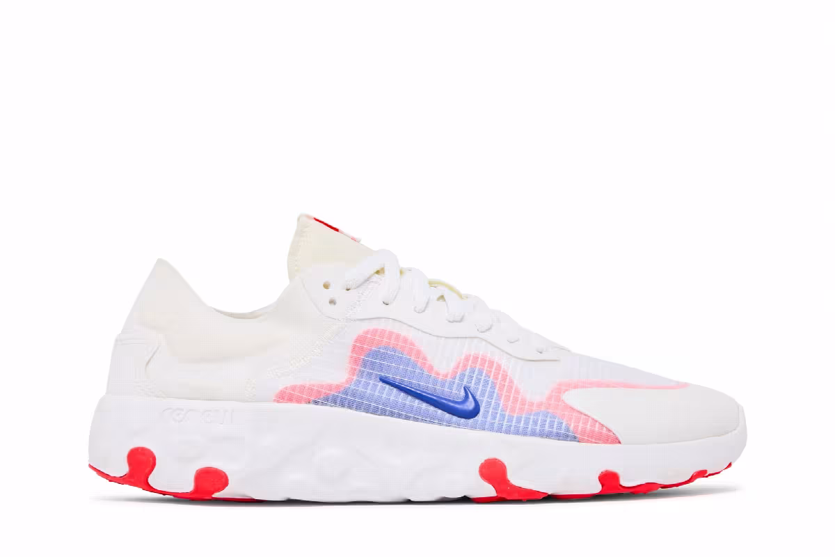 Nike Renew Lucent White Royal Crimson, view 2