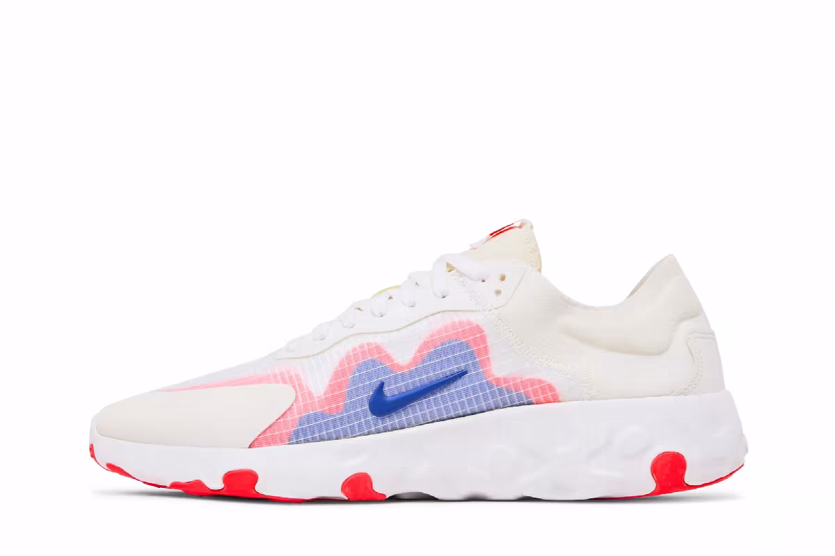 Nike Renew Lucent White Royal Crimson, view 4