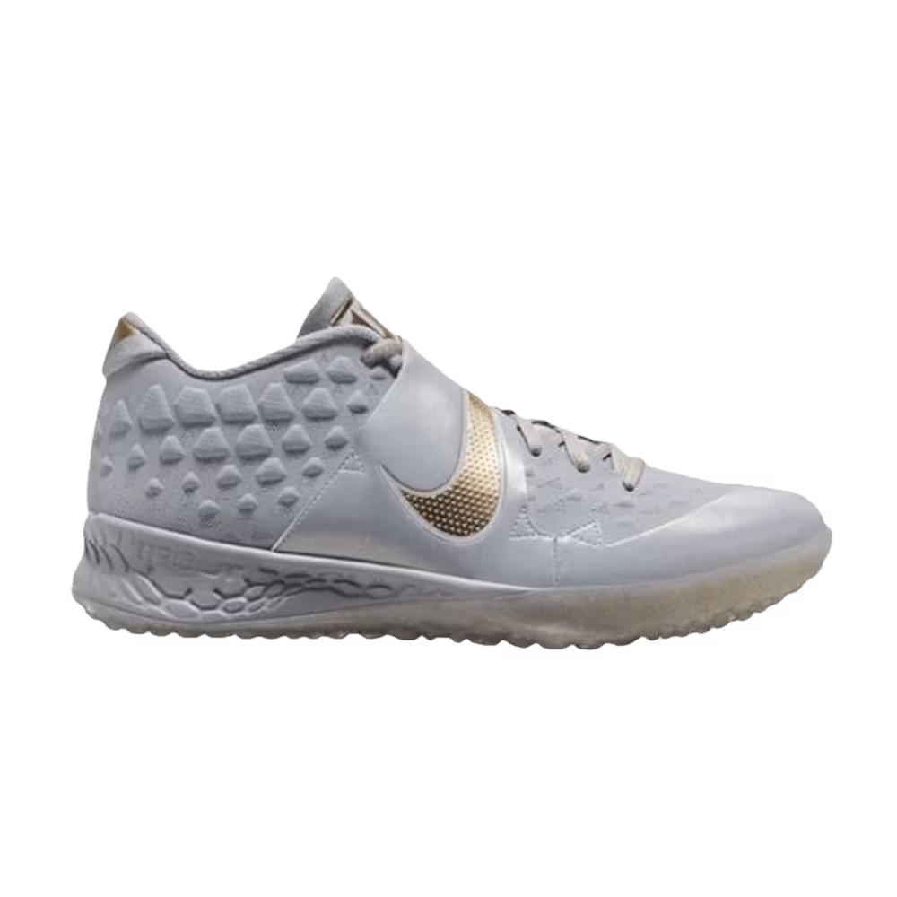 Nike Force Zoom Trout 6 Turf Wolf Grey Metallic Gold