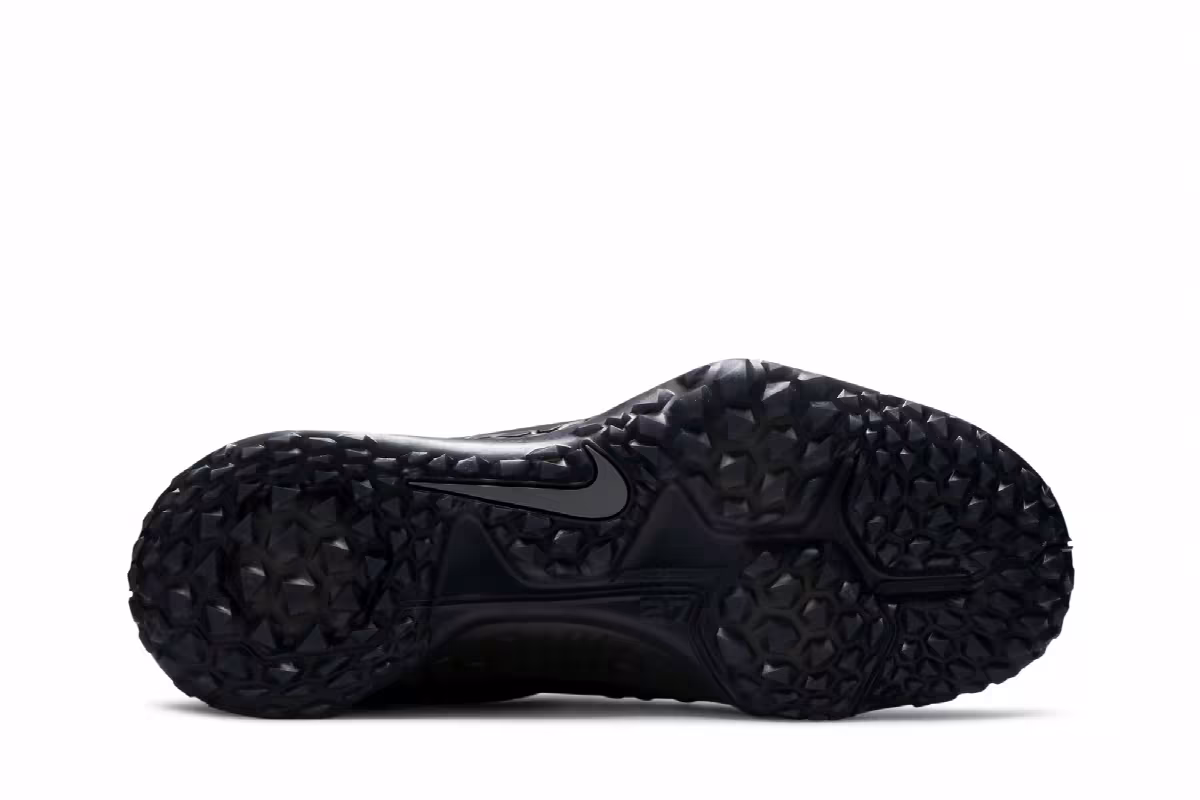 Nike Force Zoom Trout 6 Turf Black Metallic Gold, view 5