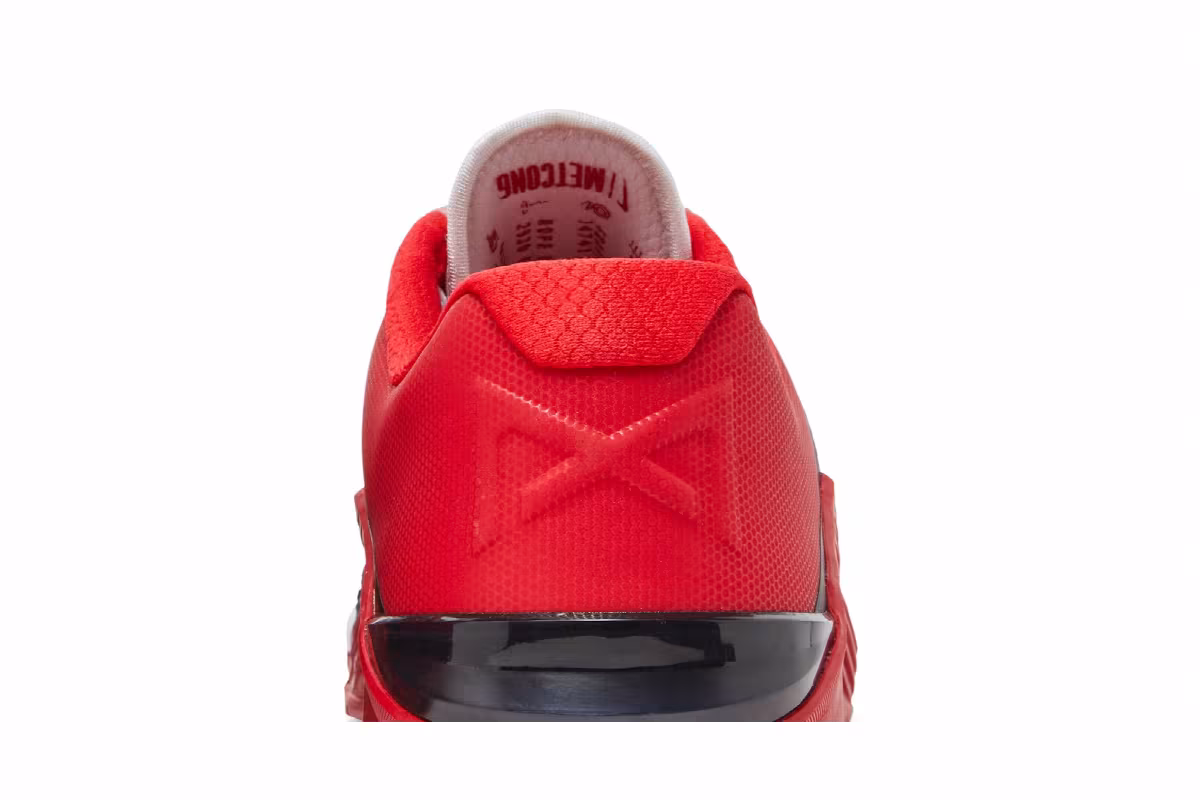 Nike Metcon 6 White University Red, view 8