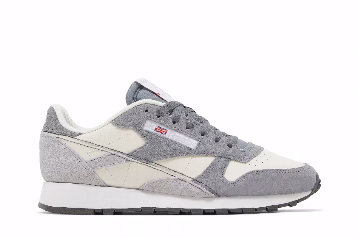 Reebok Classic Leather Grey Chalk, view 2