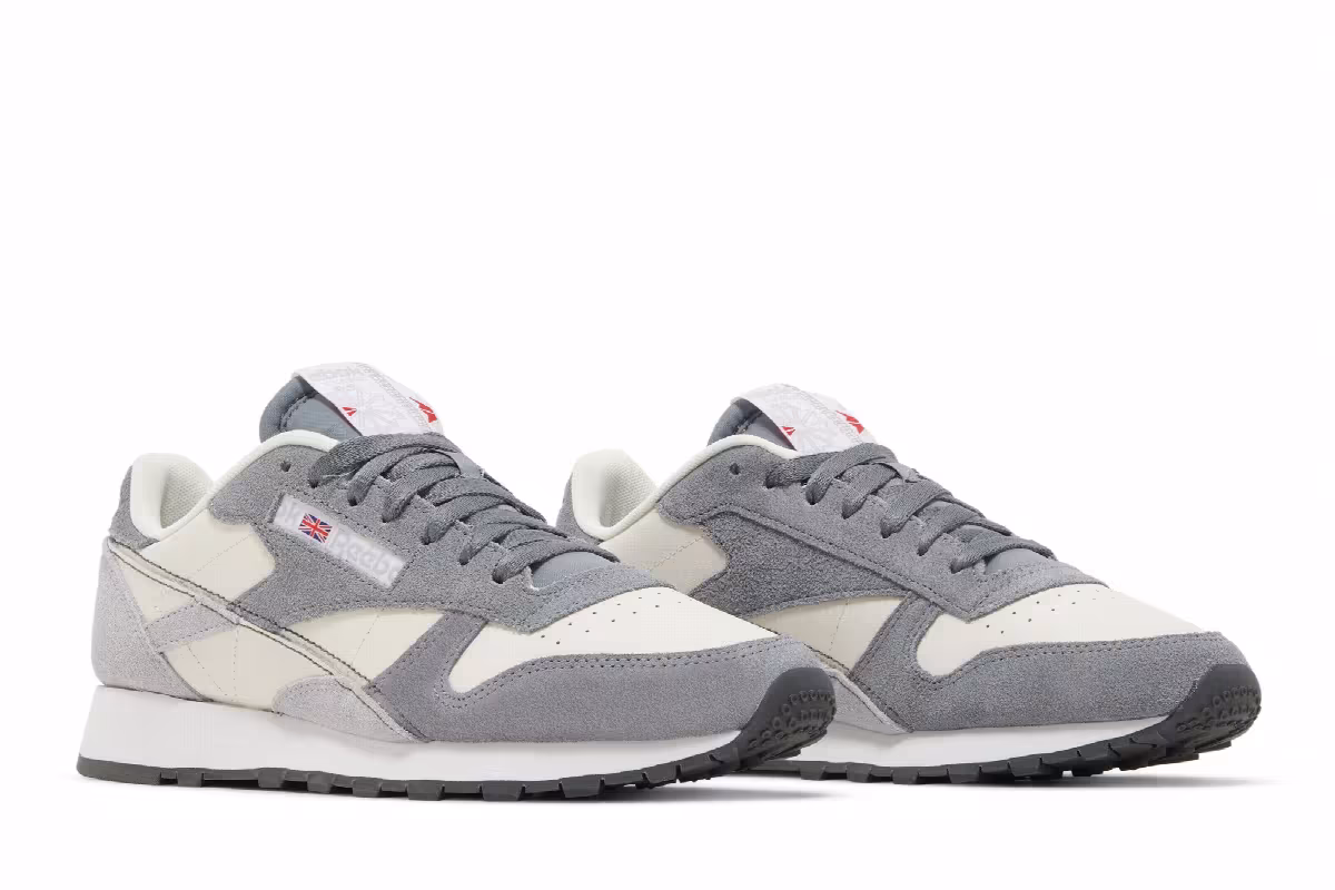 Reebok Classic Leather Grey Chalk, view 9