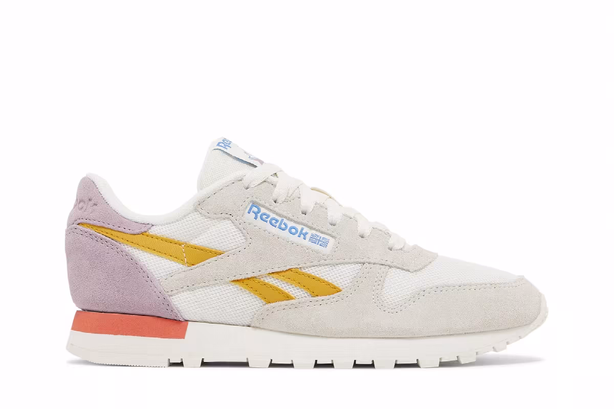 Reebok Women's Classic Leather Chalk Bright Ochre, view 2