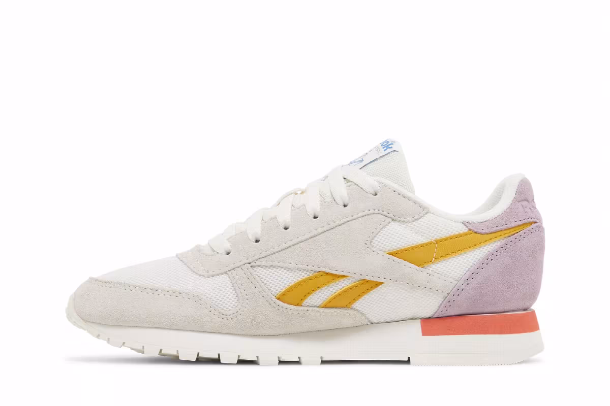 Reebok Women's Classic Leather Chalk Bright Ochre, view 4