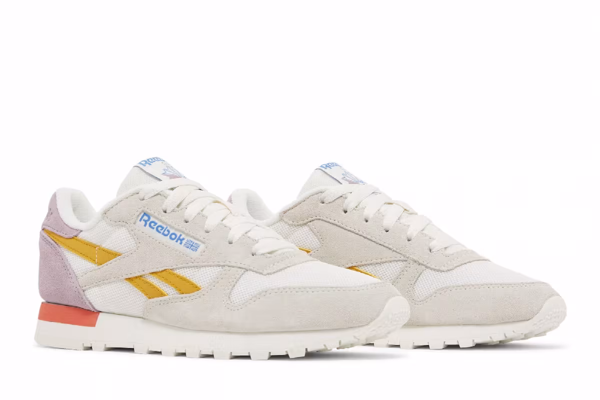 Reebok Women's Classic Leather Chalk Bright Ochre, view 9