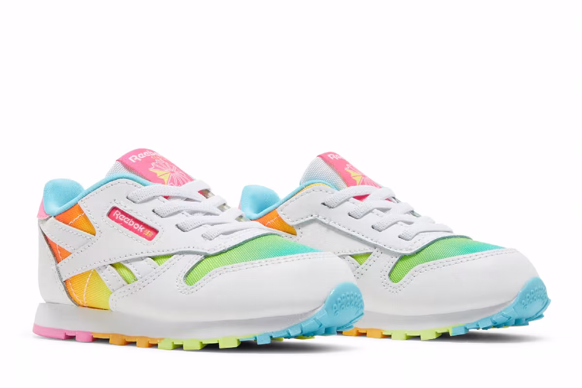 Reebok Classic Leather Toddler Rainbow, view 9