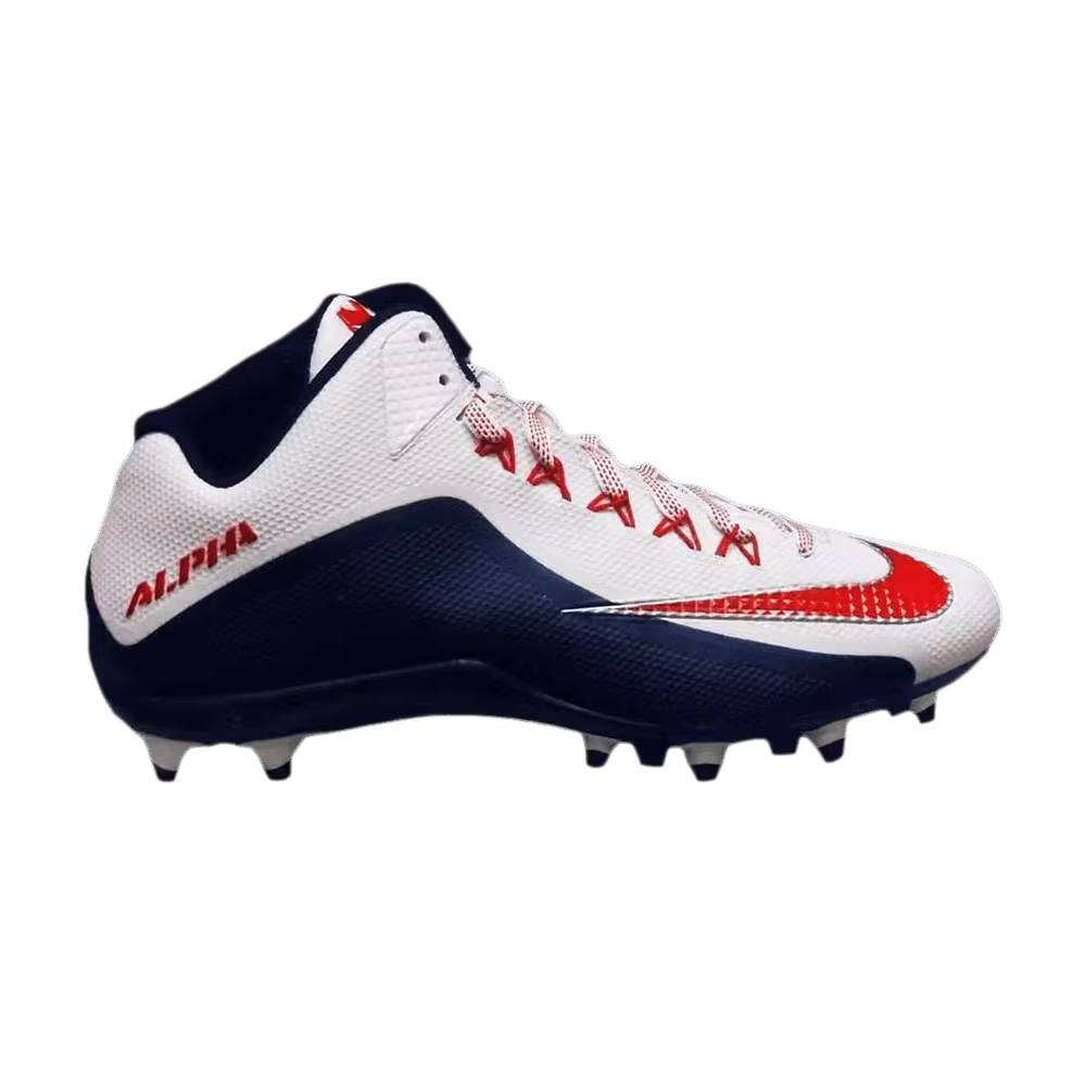 Nike Alpha Pro 2 3/4 White Red Navy