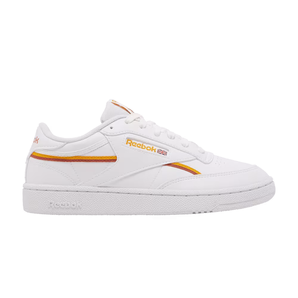 Reebok Club C 85 Vegan White Collegiate Gold