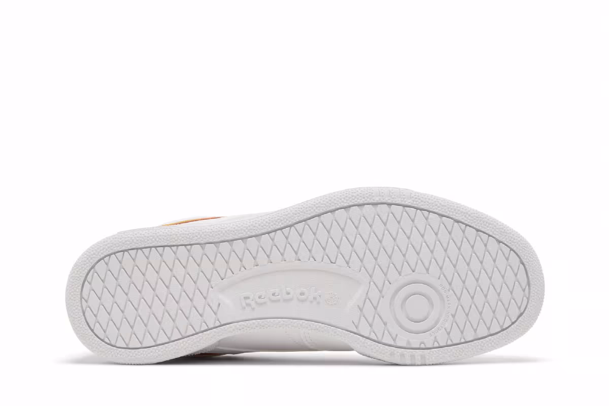 Reebok Club C 85 Vegan White Collegiate Gold, view 5