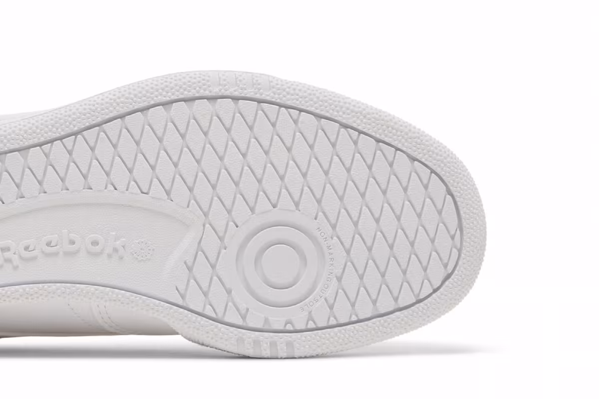 Reebok Club C 85 Vegan White Collegiate Gold, view 6