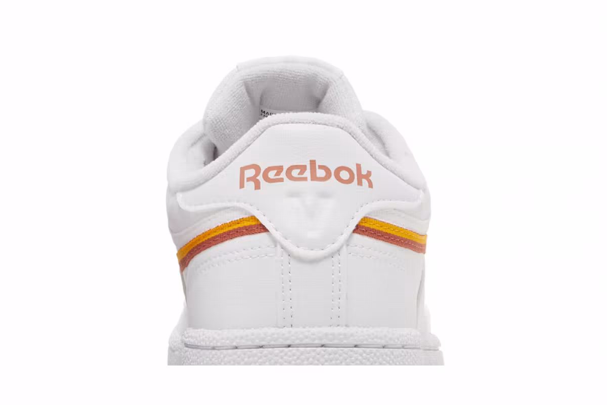 Reebok Club C 85 Vegan White Collegiate Gold, view 8