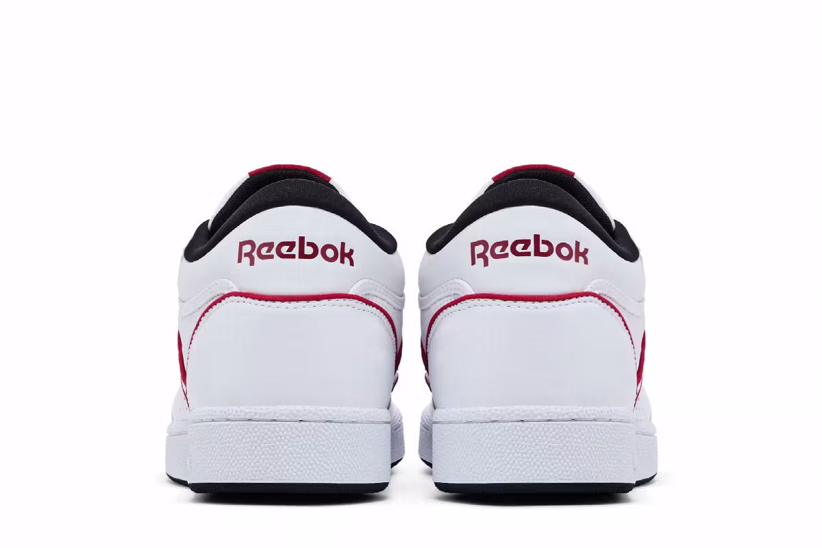 Reebok Club C Mid 2 White Flash Red, view 7