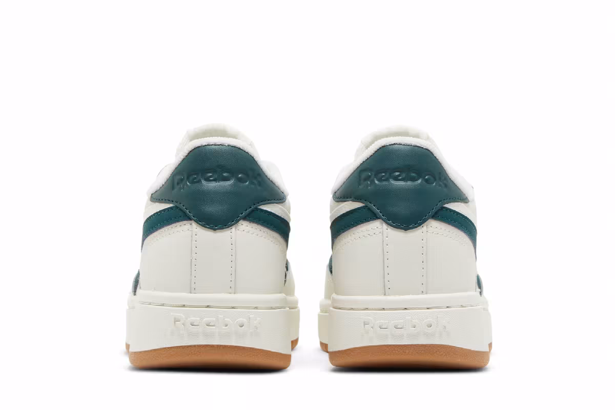 Reebok Women's Club C Double Revenge Chalk Forest Green, view 7