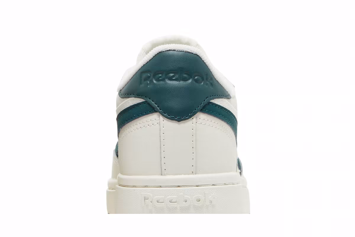 Reebok Women's Club C Double Revenge Chalk Forest Green, view 8