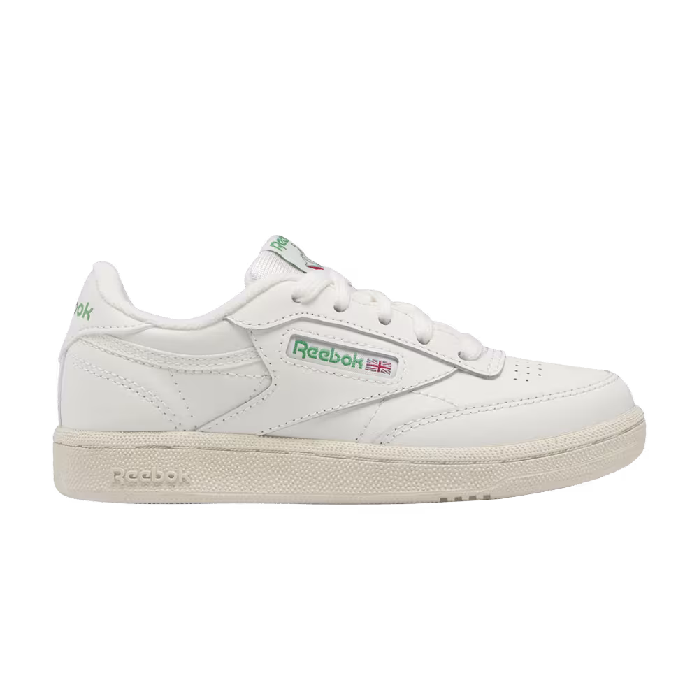 Reebok Club C Little Kid Chalk Glen Green