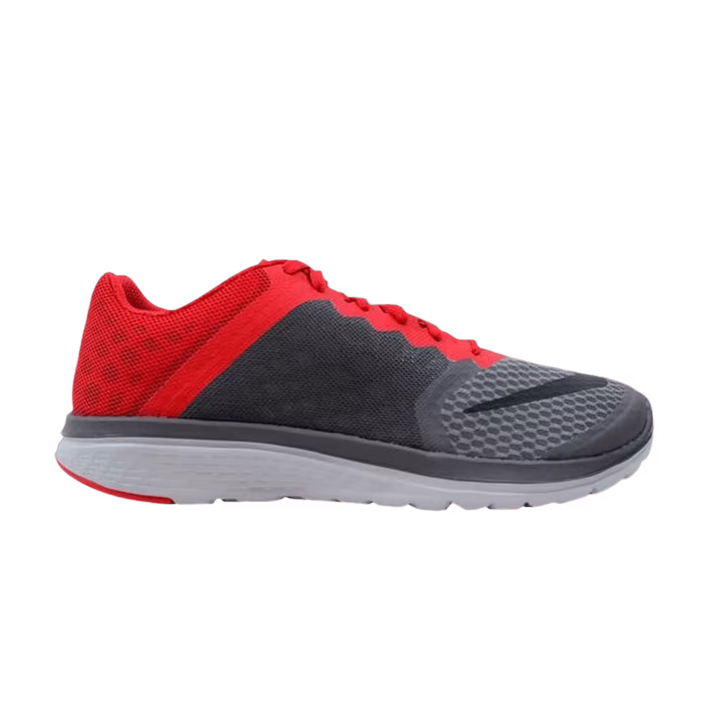 Nike FS Lite Run 3 Dark Grey University Red
