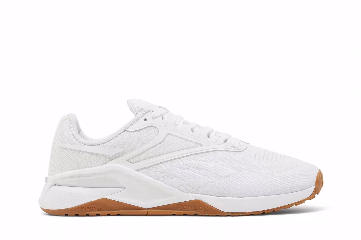 Reebok Women's Nano X2 White Pure Grey Gum, view 2