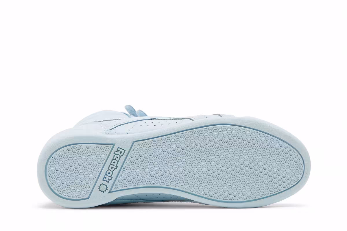 Cardi B x Reebok Freestyle High Big Kid Glass Blue, view 5