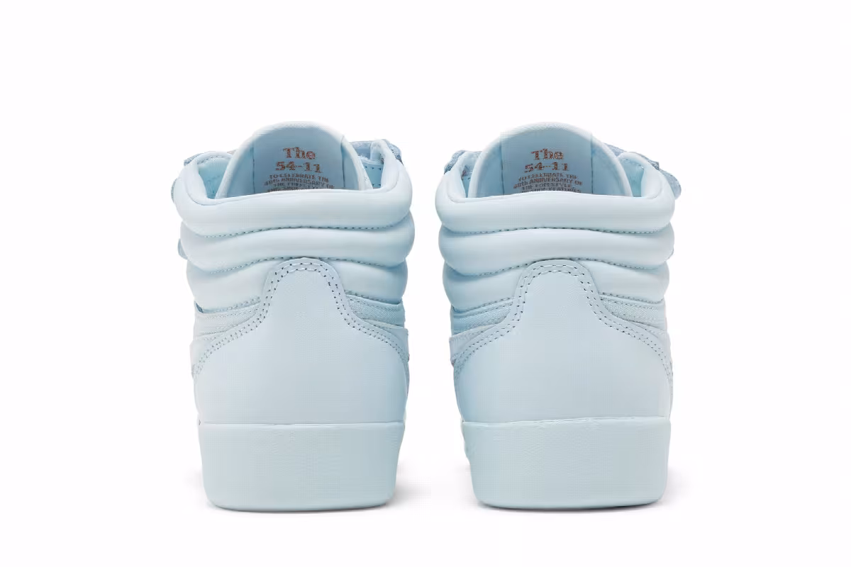 Cardi B x Reebok Freestyle High Big Kid Glass Blue, view 7