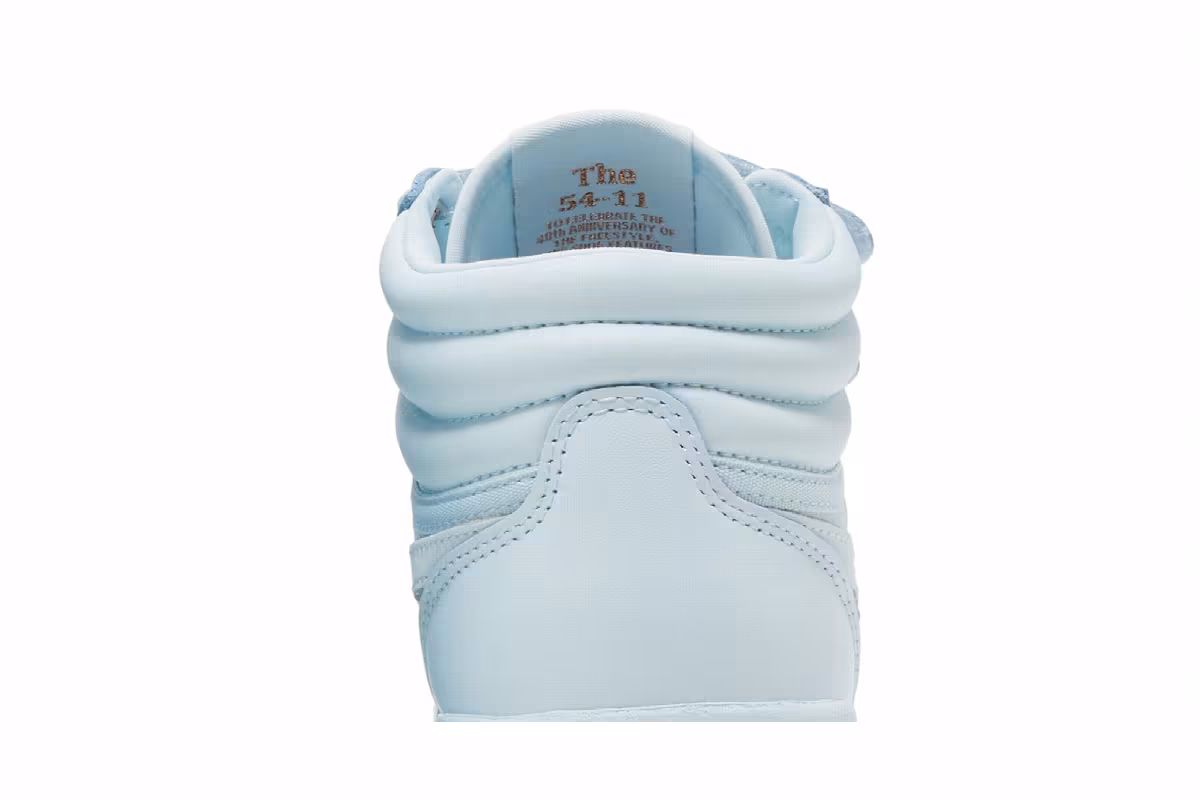 Cardi B x Reebok Freestyle High Big Kid Glass Blue, view 8
