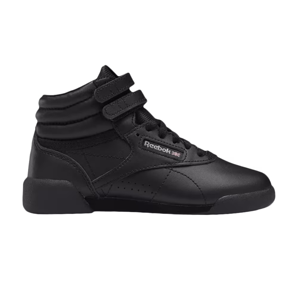 Reebok Freestyle High Little Kid Black Pure Grey