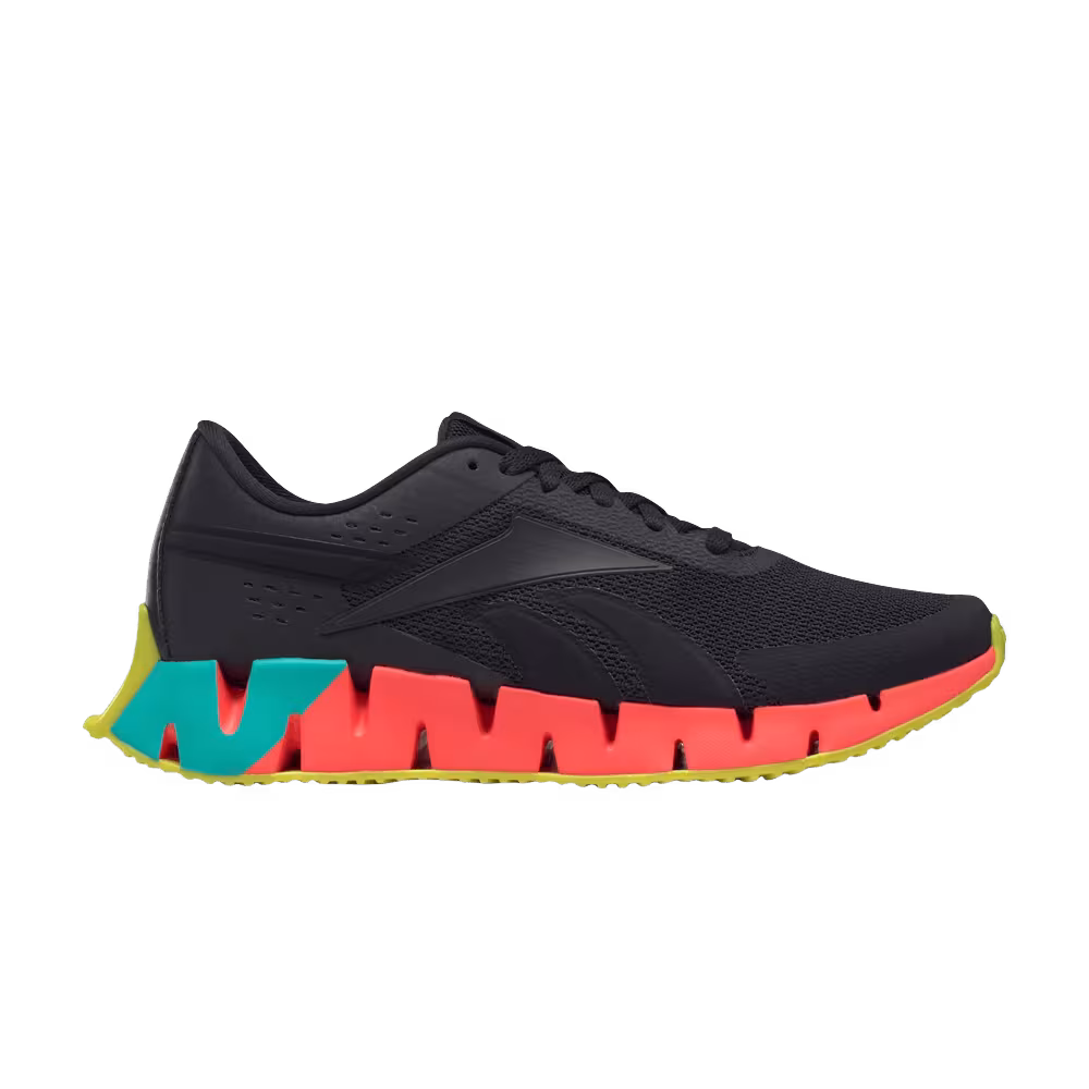 Reebok Zig Dynamica 2 Black Orange Flare