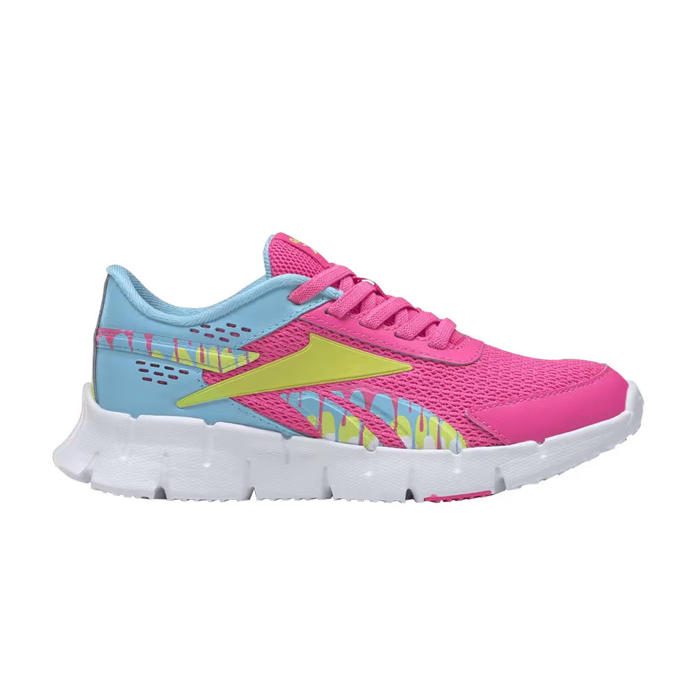 Reebok Zig Dynamica 2 Little Kid Paint Drip - Atomic Pink