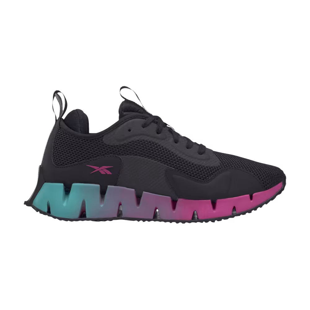Reebok Women's Zig Dynamica Black Proud Pink