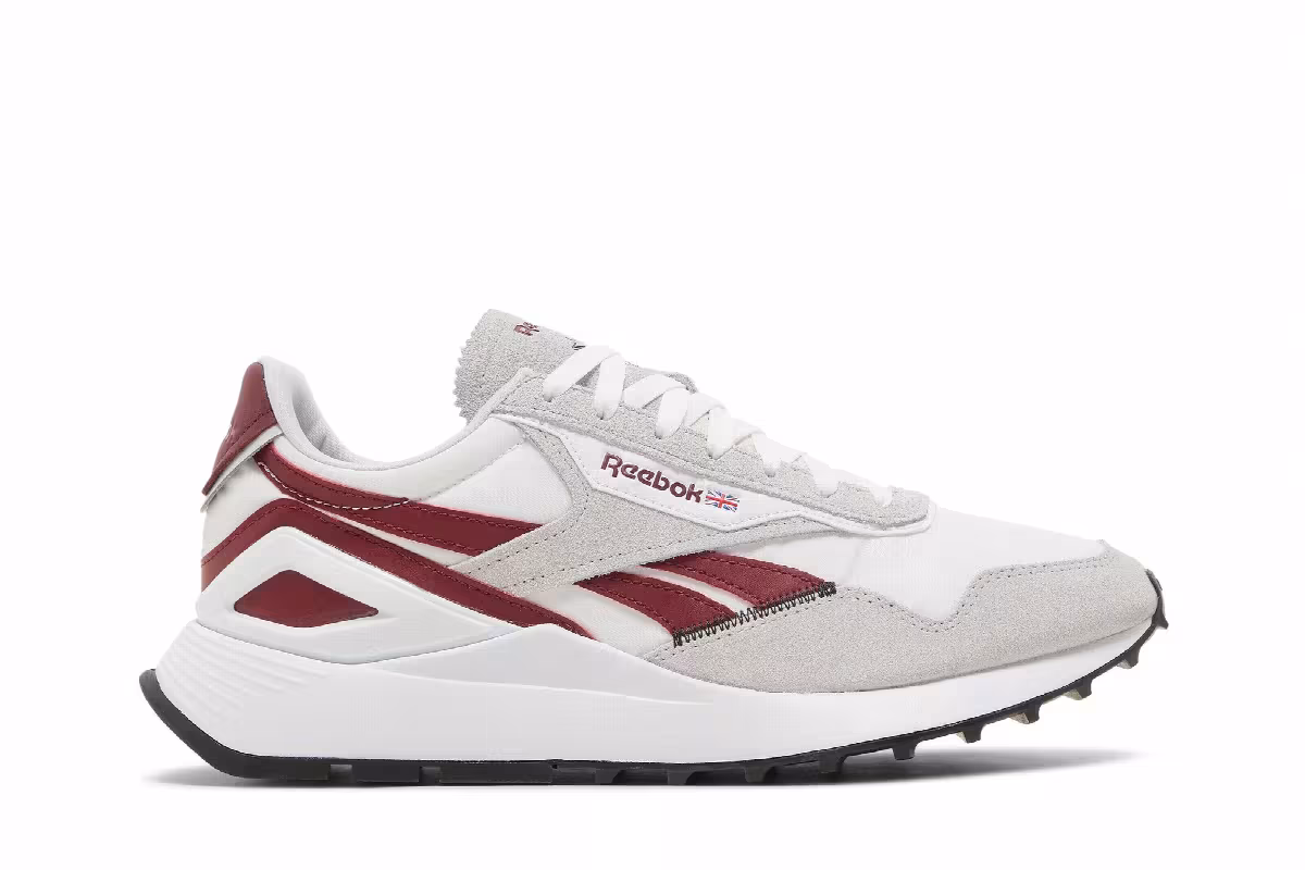 Reebok Classic Leather Legacy AZ Grey Classic Burgundy, view 2
