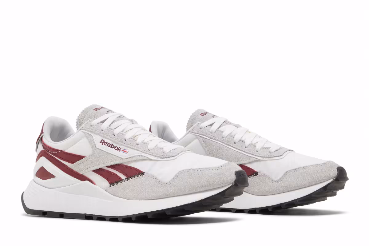 Reebok Classic Leather Legacy AZ Grey Classic Burgundy, view 9
