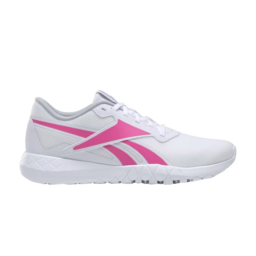 Reebok Women's Flexagon Energy Train 3 White Atomic Pink