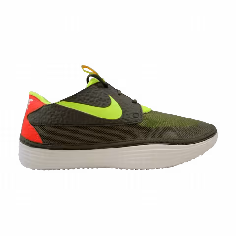 Nike Solarsoft Moccasin 'Tarp Green Voltage Crimson'