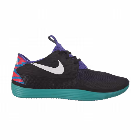 Nike Solarsoft Moccasin 'Black Turbo Green Purple'