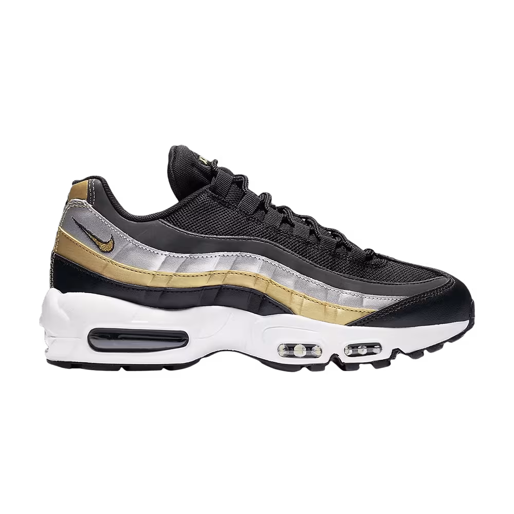 Nike Women's Air Max 96 Gold and Silver