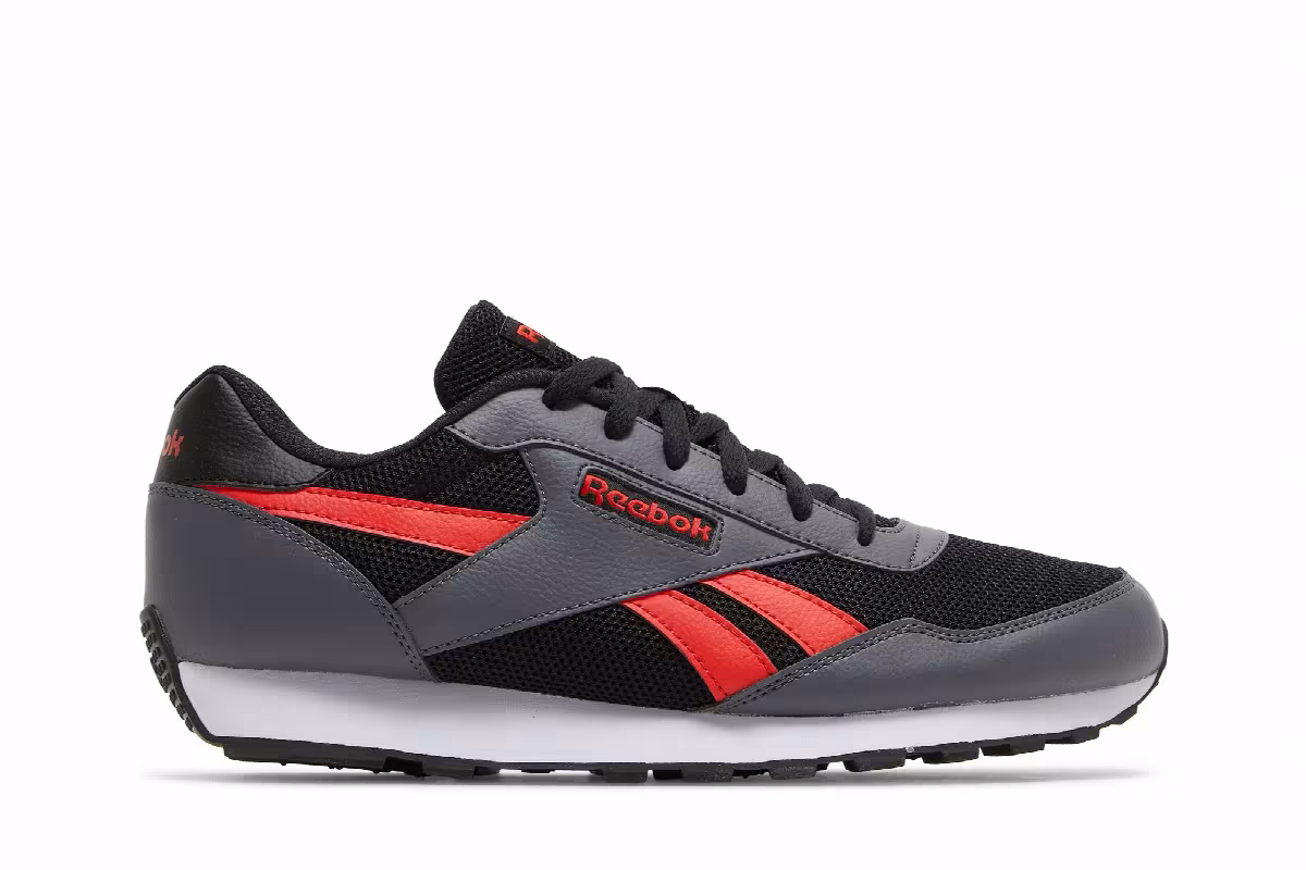 Reebok Rewind Run Black Dynamic Red, view 2