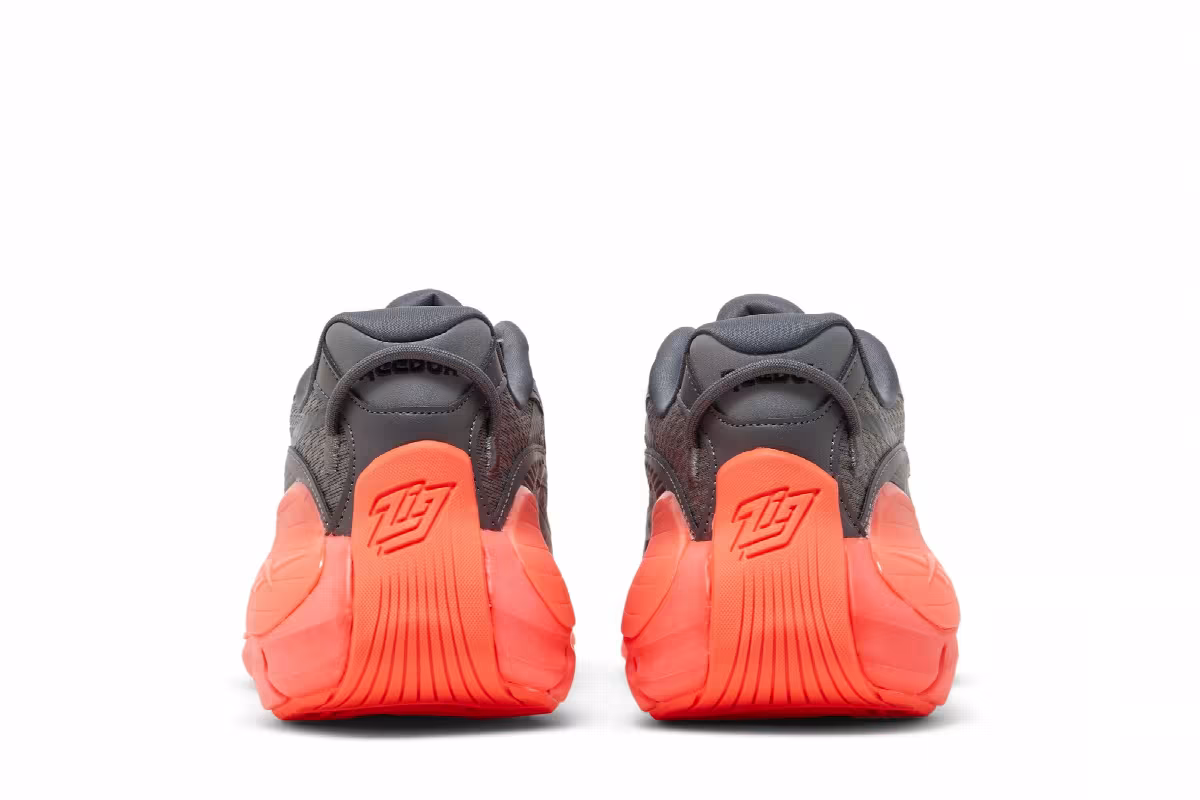 Reebok Zig Kinetica 2.5 Grey Orange Flare, view 7