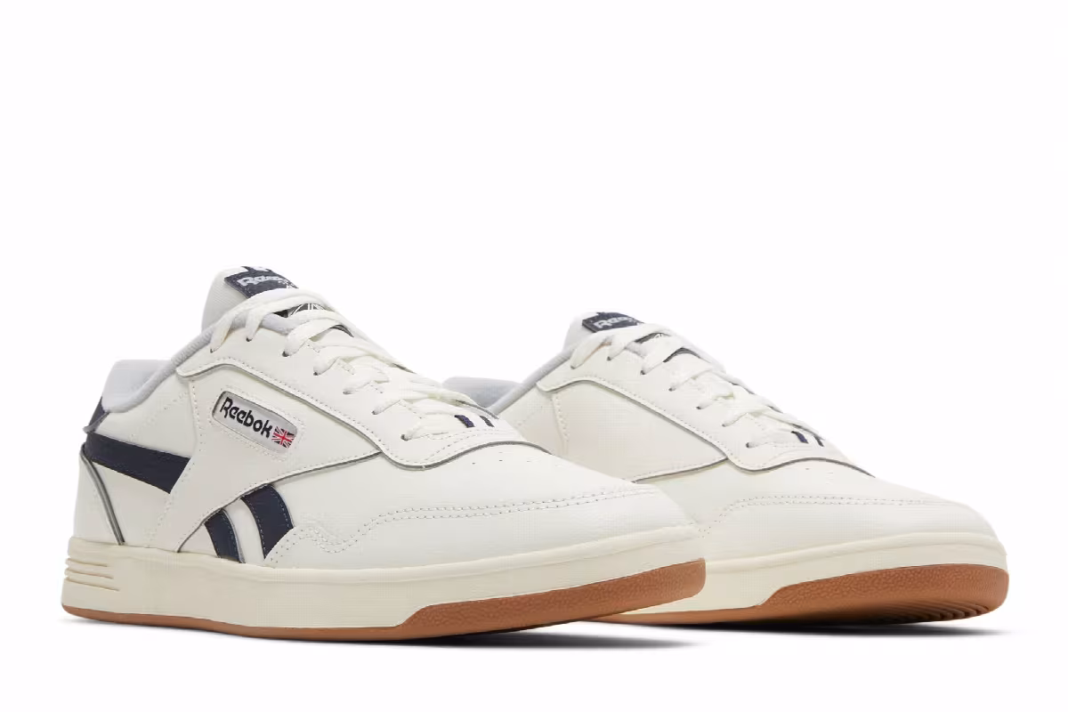 Reebok Club MEMT Chalk Vector Navy, view 9