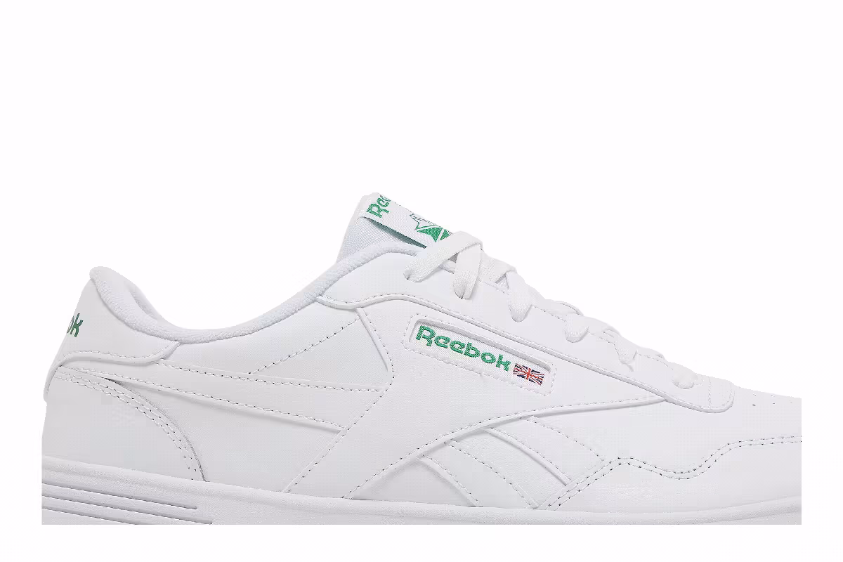 Reebok Club MEMT Parafit 4E Wide White Glen Green, view 3