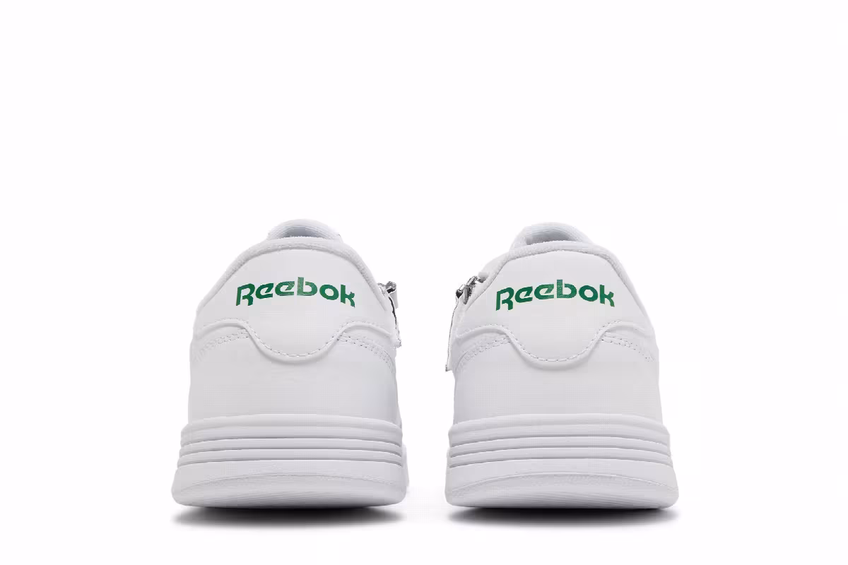 Reebok Club MEMT Parafit 4E Wide White Glen Green, view 7