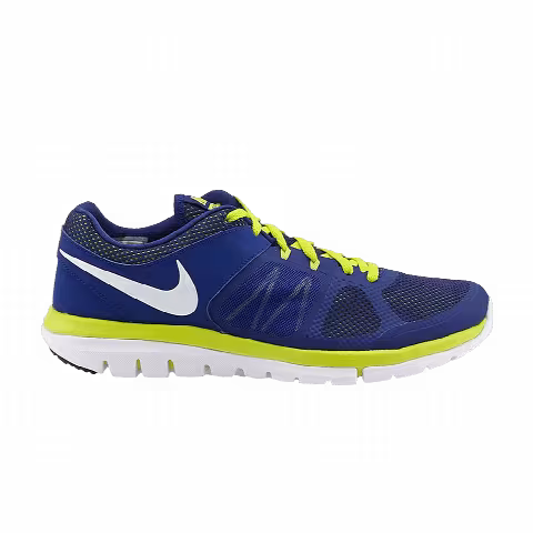 Nike Flex 2014 Run 'Deep Royal Blue Venom Green'