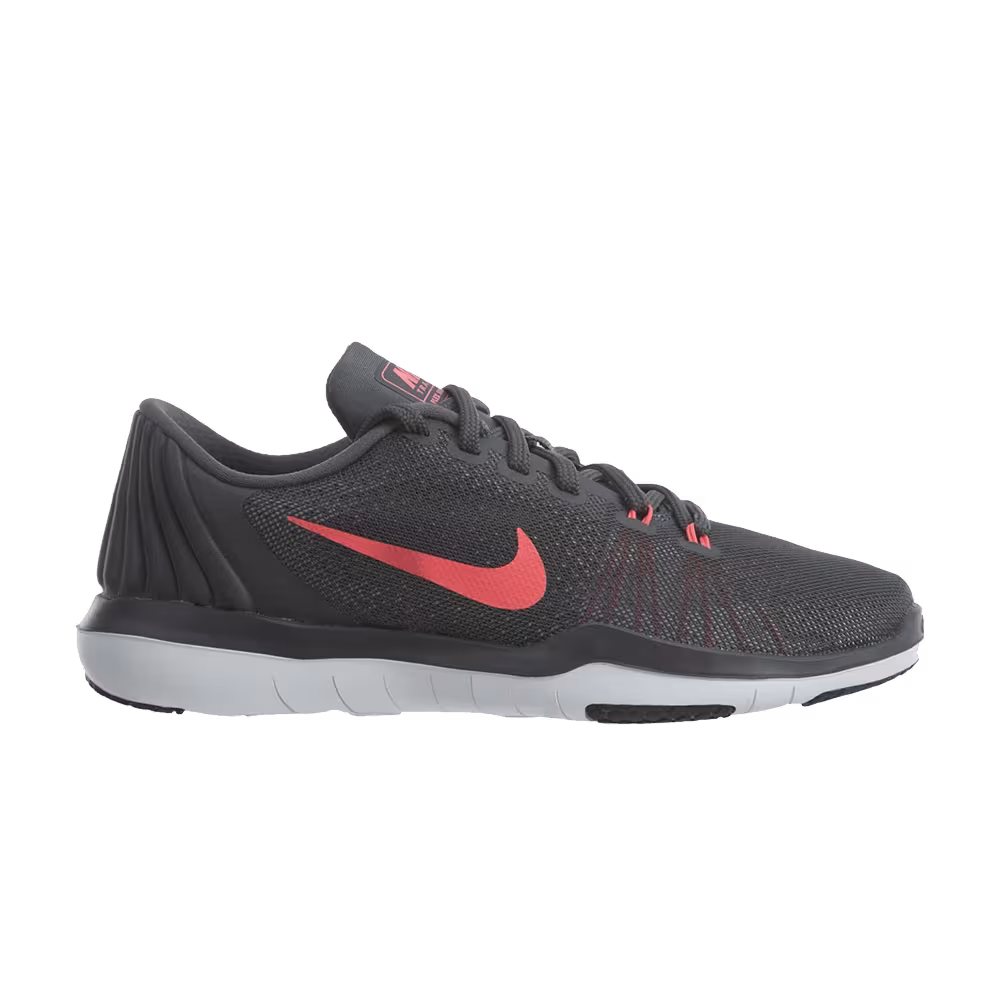 Nike Women's Flex Supreme TR 5 Dark Grey Hot Punch
