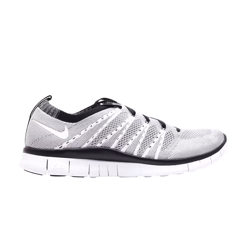 Nike Free Flyknit HTM SP White Light Charcoal