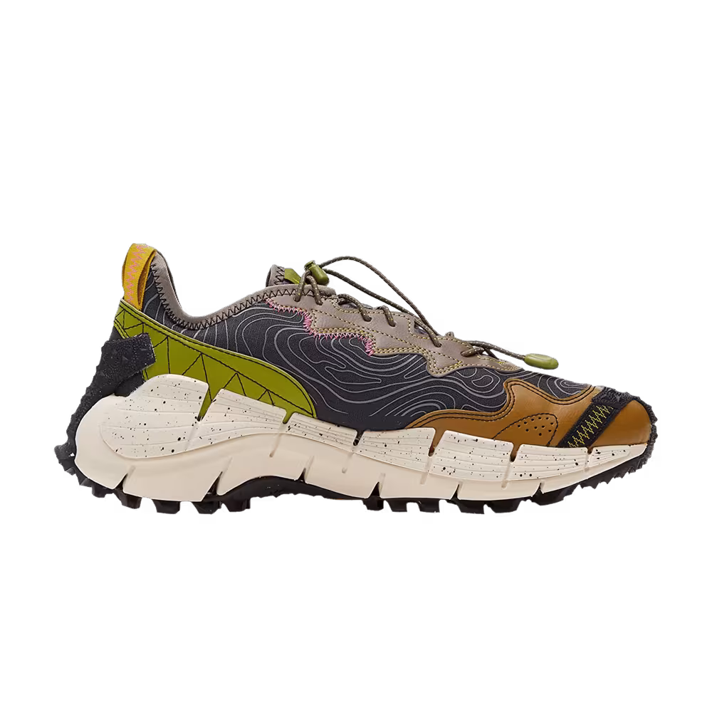 Reebok Zig Kinetica 2 Edge Wild Moss Sulfur Green