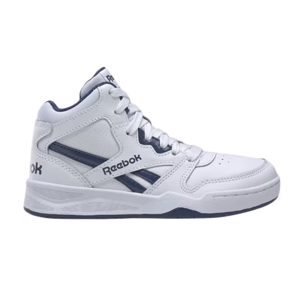 Reebok BB4500 Court Little Kid White Batik Blue