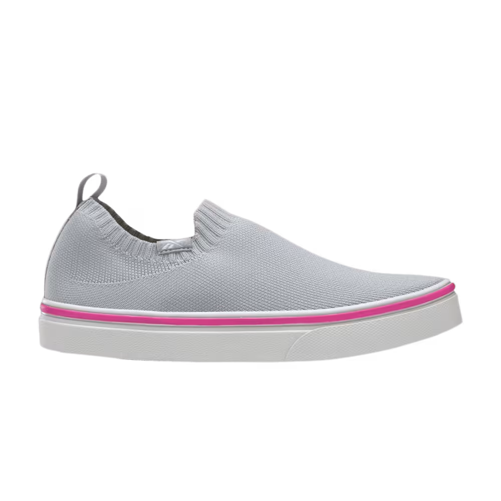 Reebok Women's OnLux Slip-On Grey Atomic Pink