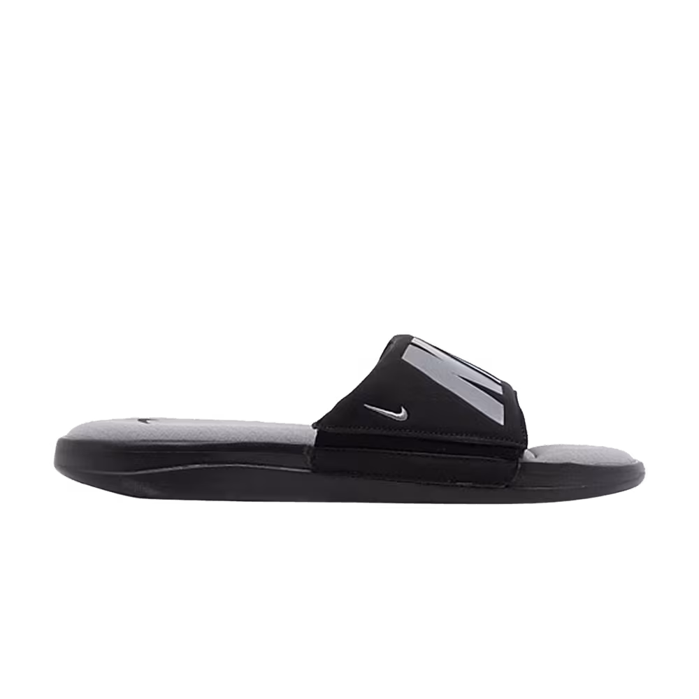 Nike Ultra Comfort 3 Slide Black Metallic Cool Grey