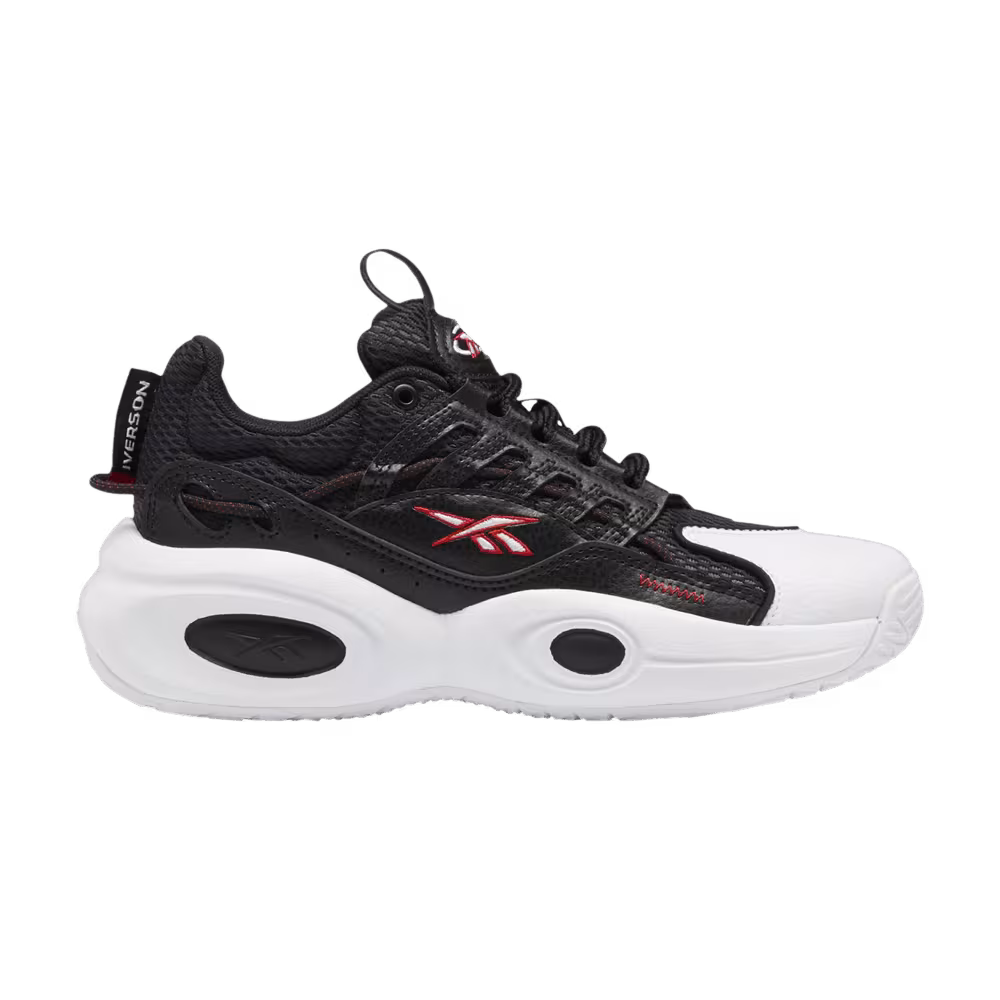 Reebok Solution Mid Big Kid Black Vector Red