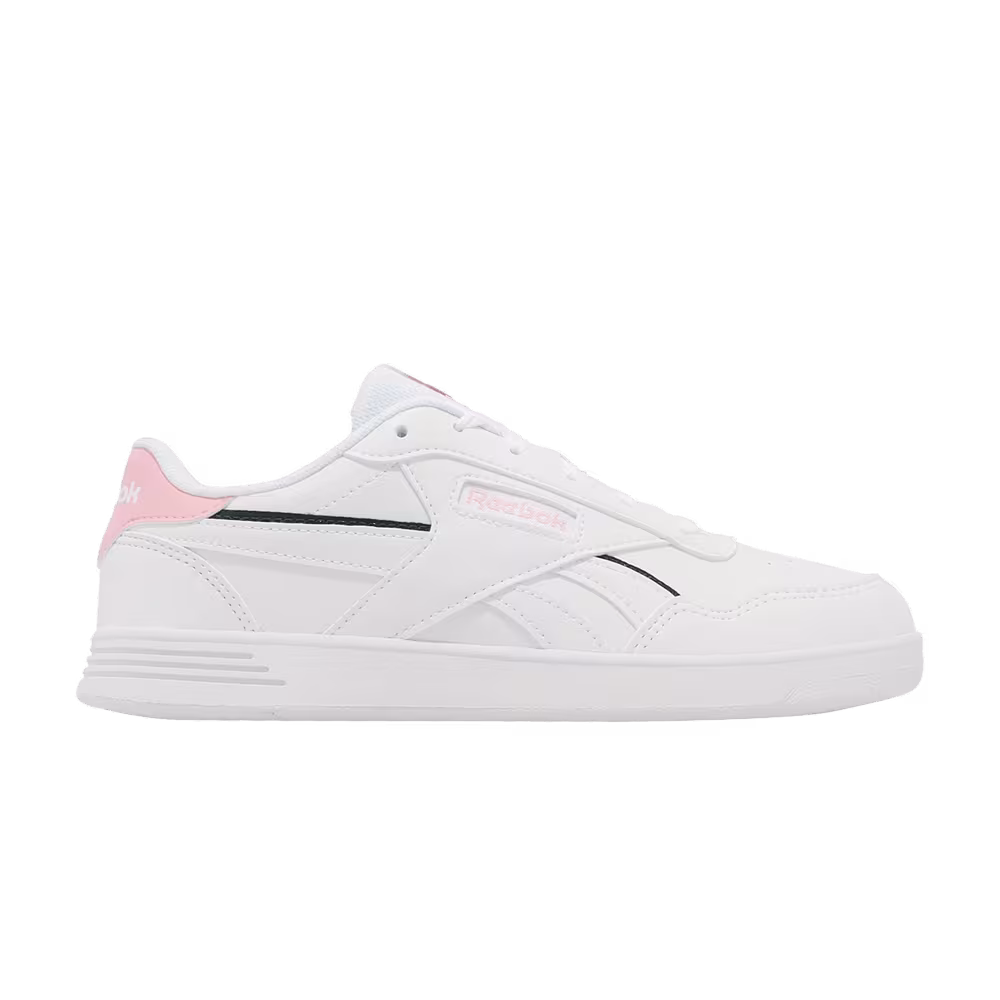 Reebok Women's Court Advance Vegan White Pink Glow